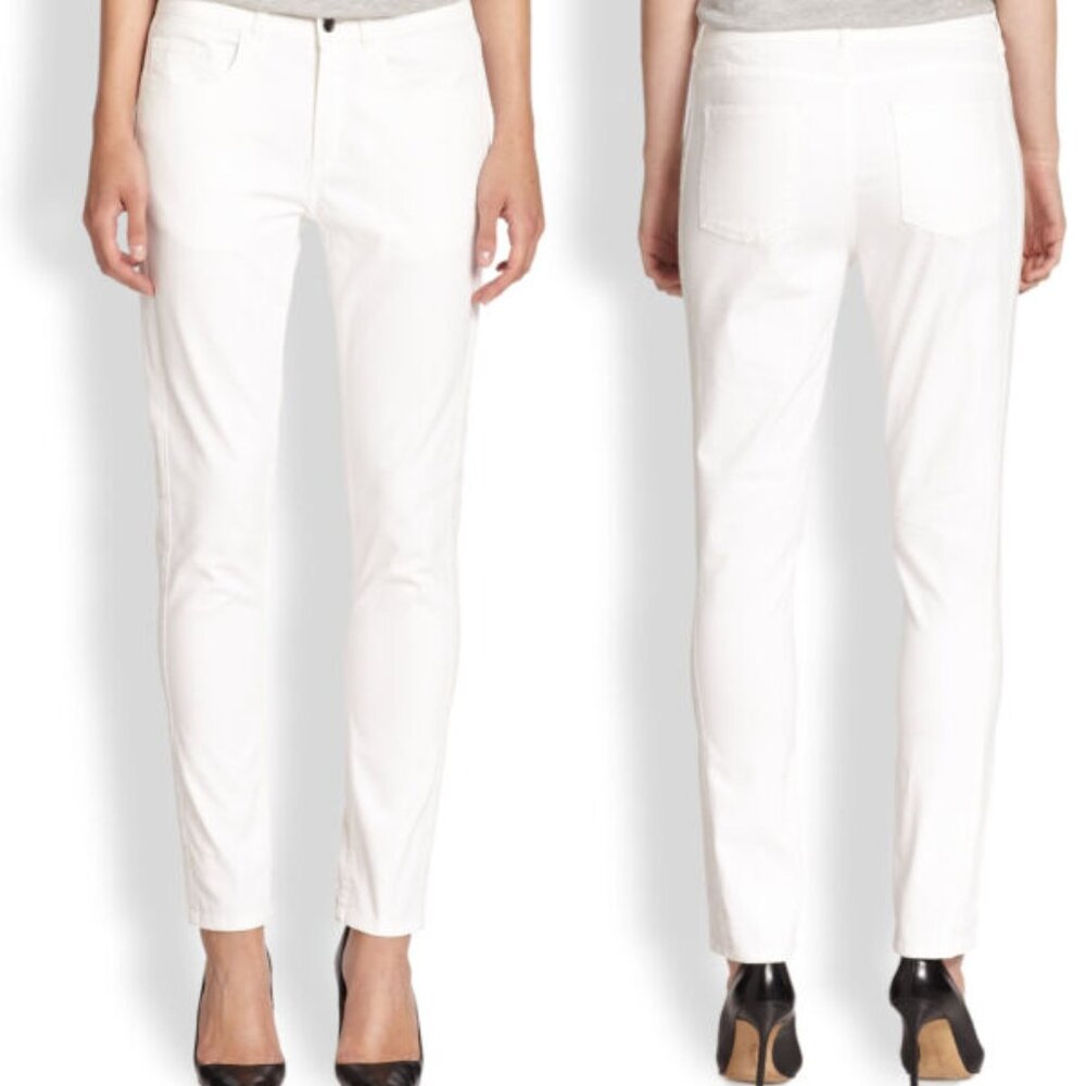 Derek Lam 10 Crosby White Slim Straight Jeans Size 25